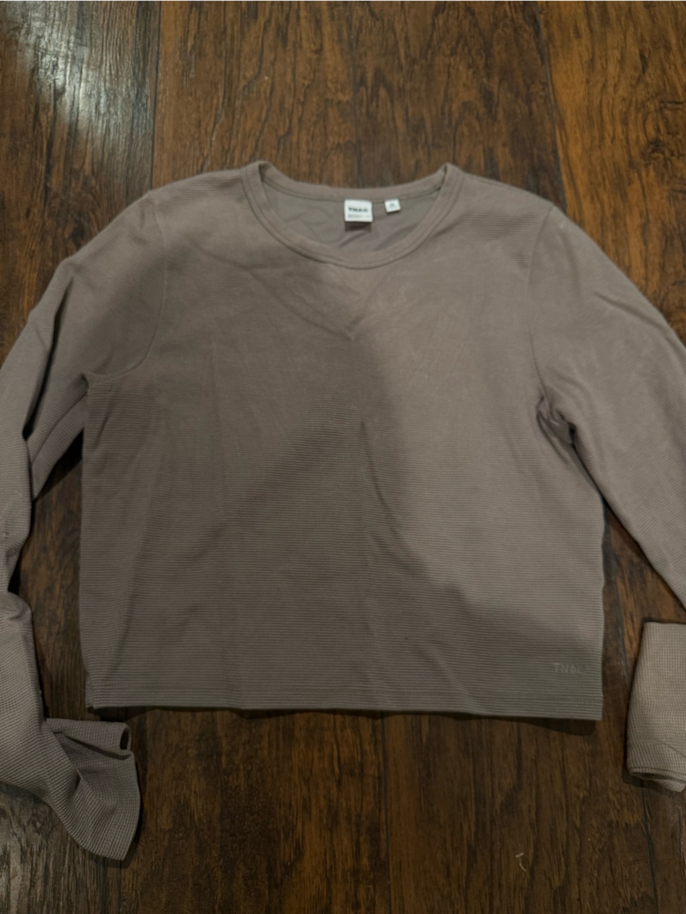 TNA Women's Long Sleeve Ribbed Top
